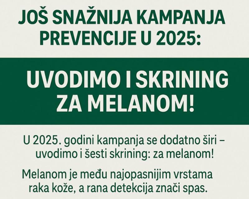 Briga za zdravlje: Program ranog otkrivanja karcinoma nije samo prilika već i odgovornost